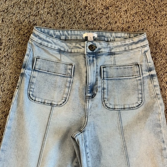 Lauren Conrad LC Super High-Rise Flare Wide Leg Jeans Woman's 8 - Picture 3 of 11